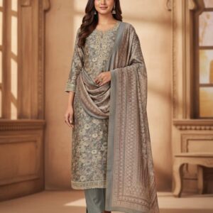 kands mehr | chanderi suit set (onion pink)