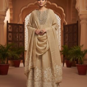 kands amanat | chanderi cotton suit set (lavender)